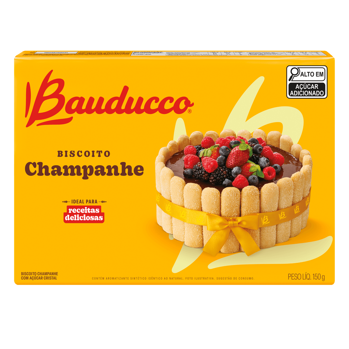 Caixa Biscoito Champanhe Bauducco 10un 150g