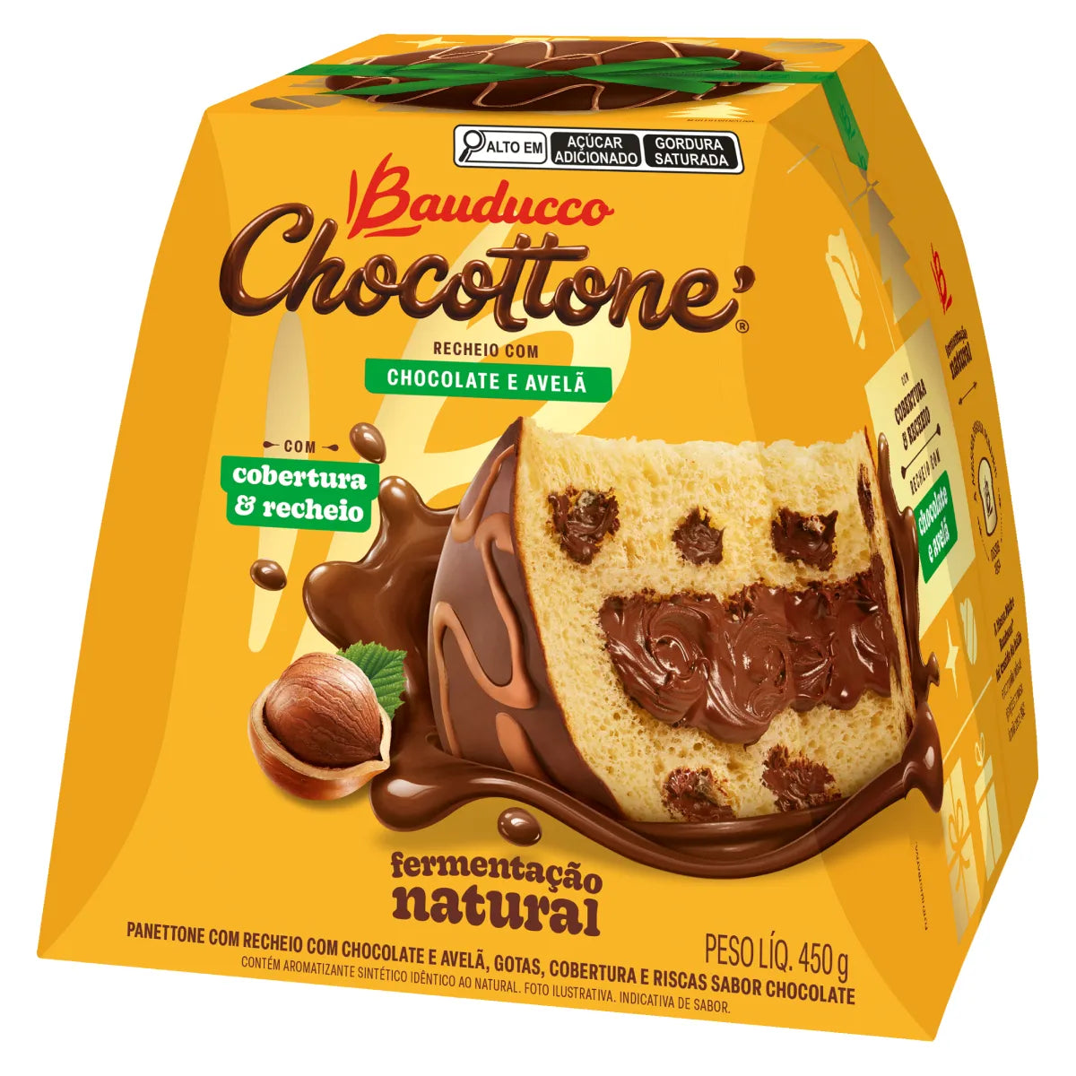 Chocottone Bauducco Recheio com Chocolate e Avelã 450g