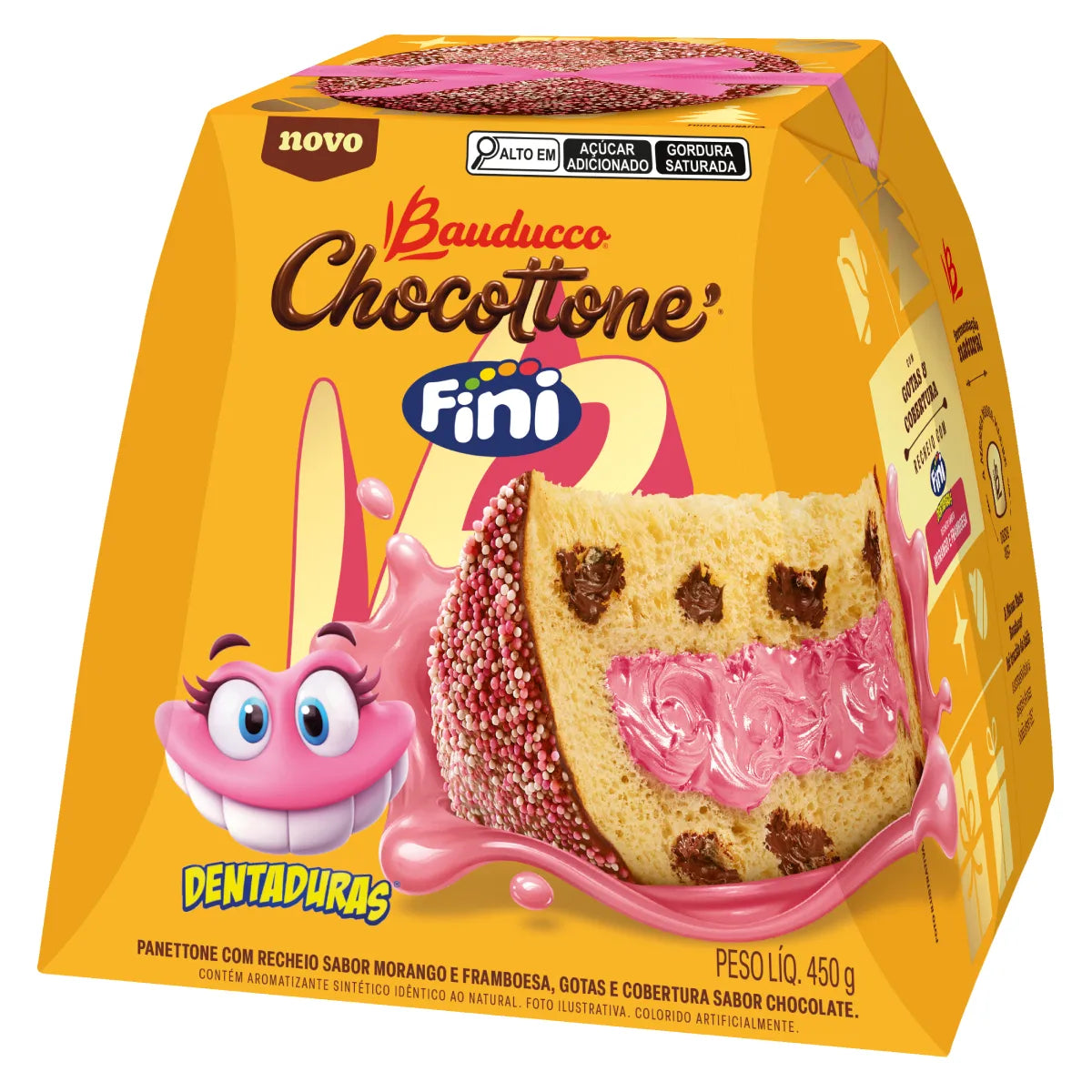 Chocottone Bauducco Fini Dentaduras 450g