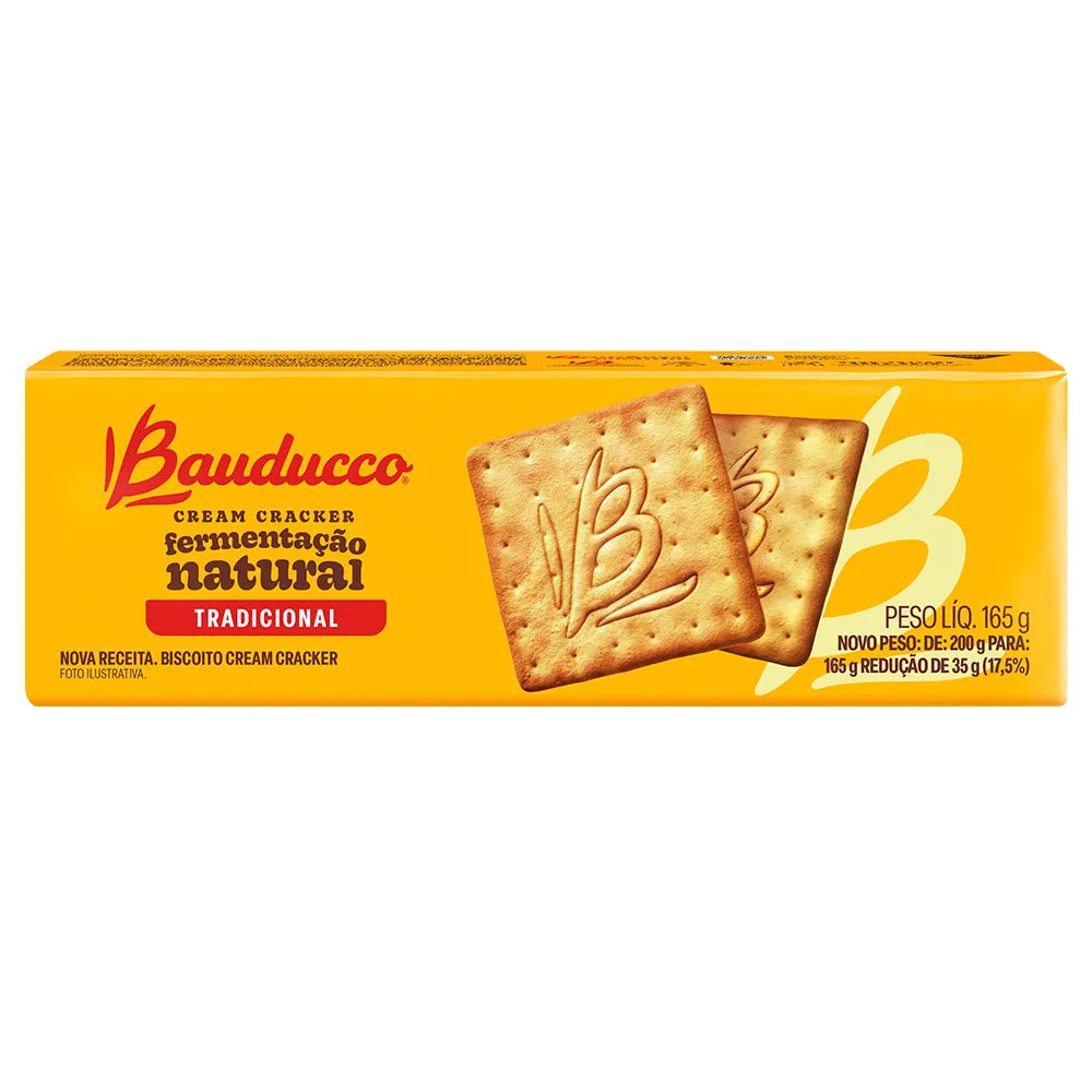 Caixa Bauducco Cream Cracker 165g 20  und.