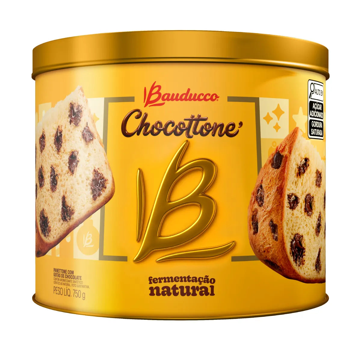 Chocottone Bauducco  Lata 750g