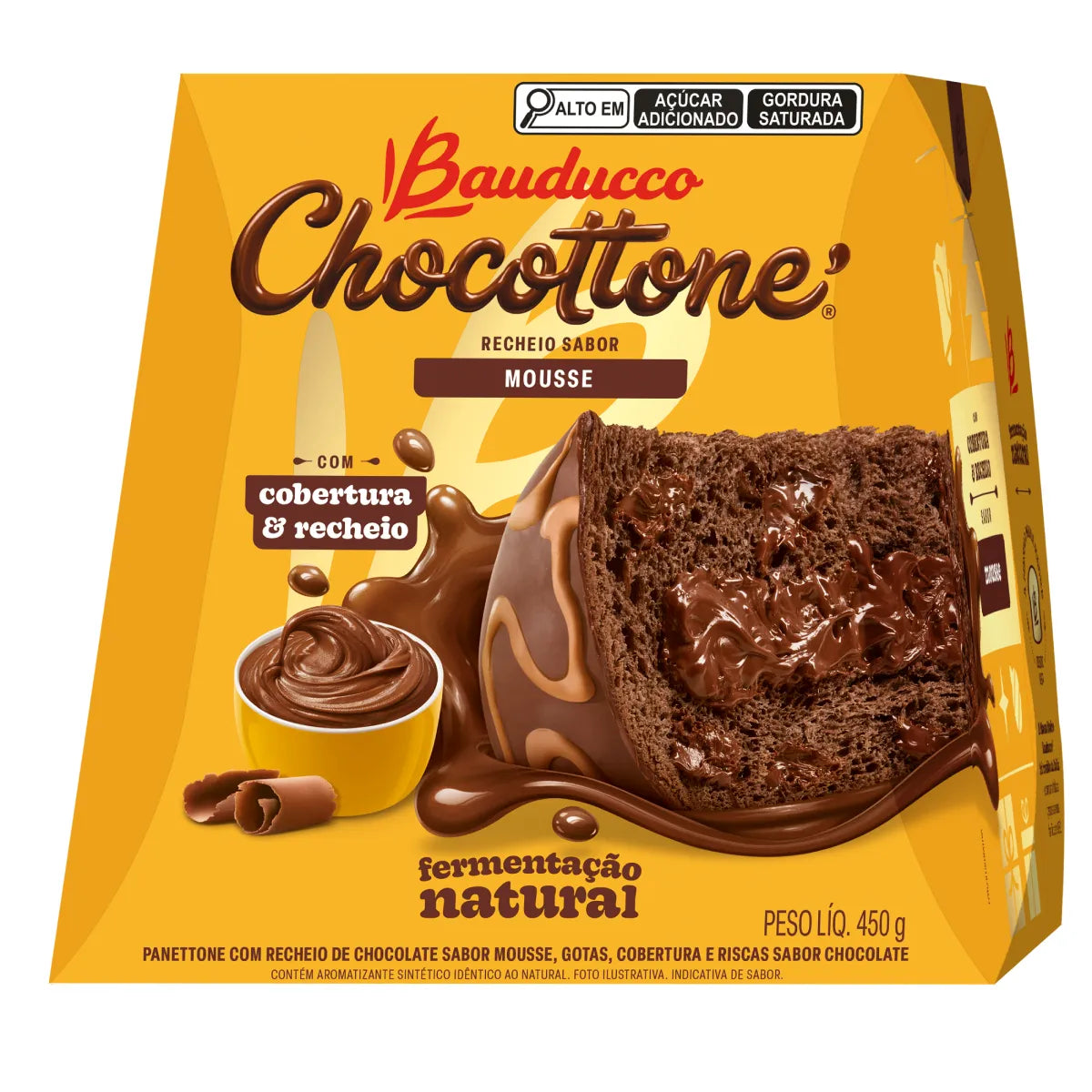 Chocottone Bauducco Sabor Mousse 450g