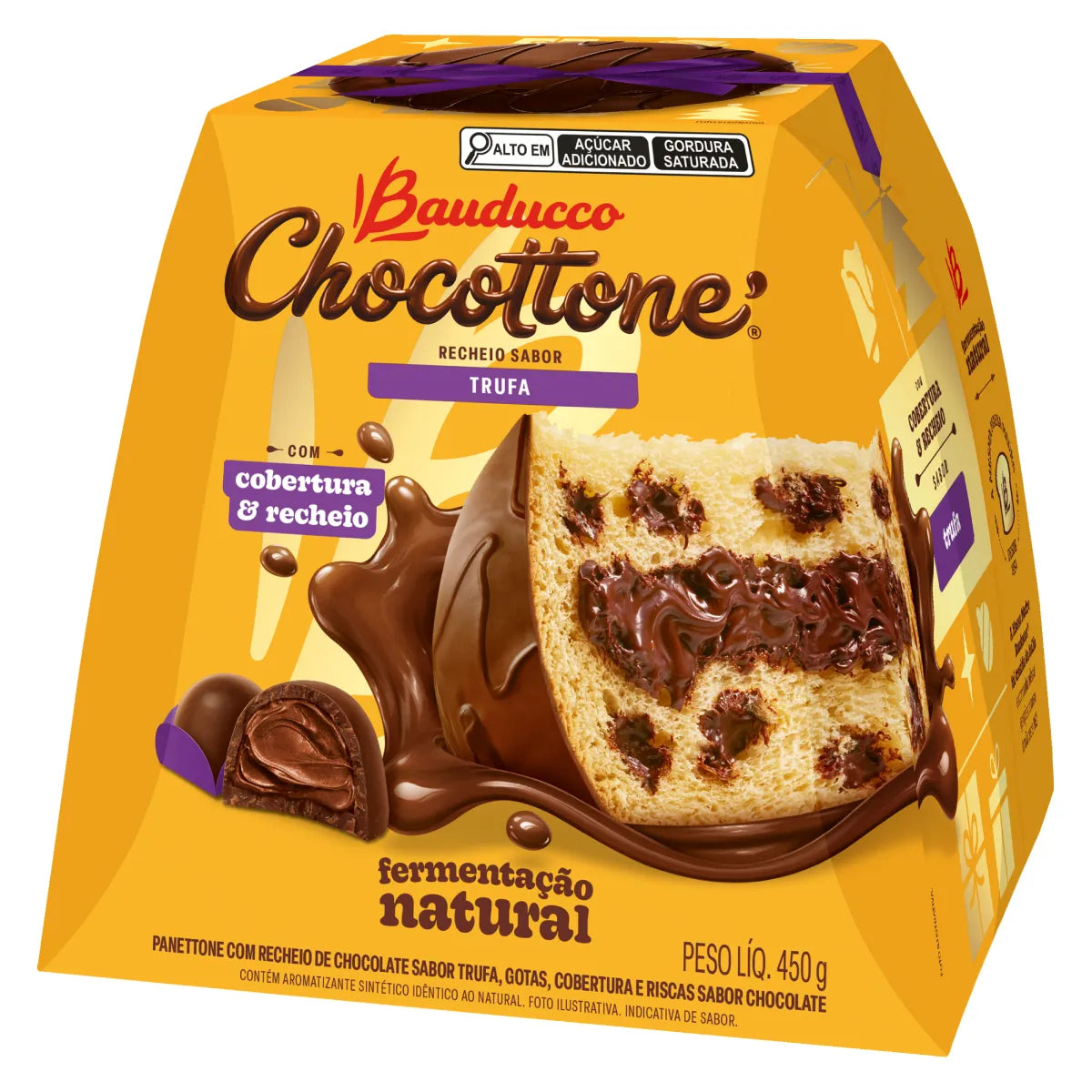 Chocottone Bauducco Sabor Trufa 450g